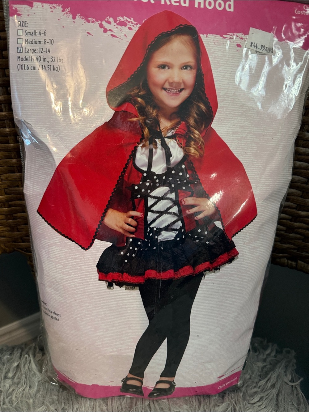 Little Red Riding Hood Cape Costume